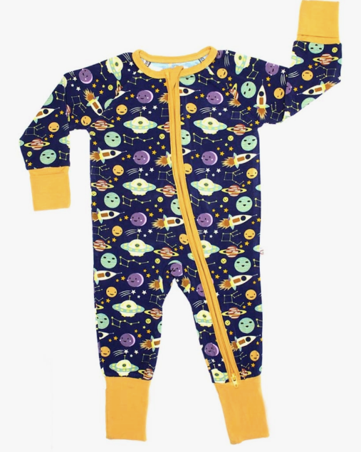 Out of This World Bamboo Convertible Baby Pajama